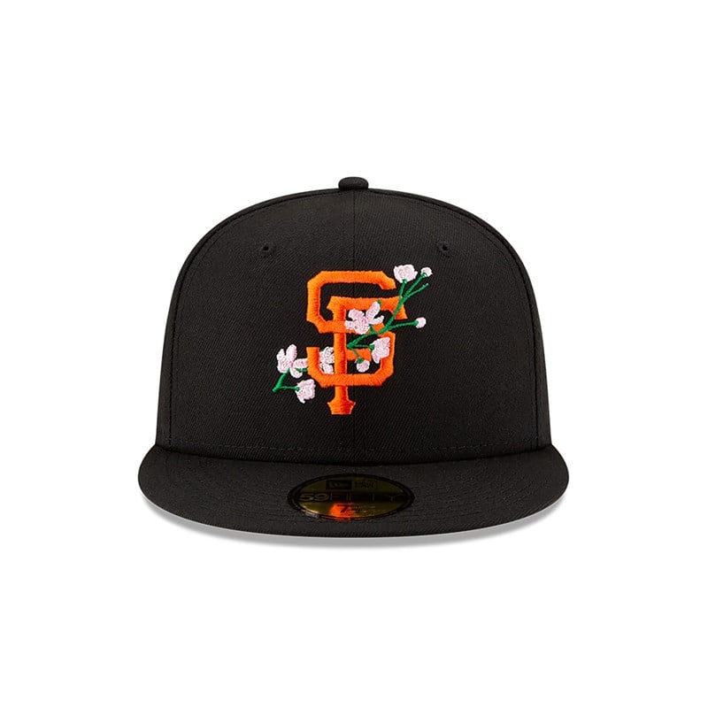 59fifty New Era San Francisco Giants Side Patch Bloom Fitted Gorras Negros | XC2348975