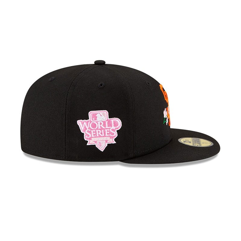 59fifty New Era San Francisco Giants Side Patch Bloom Fitted Gorras Negros | XC2348975