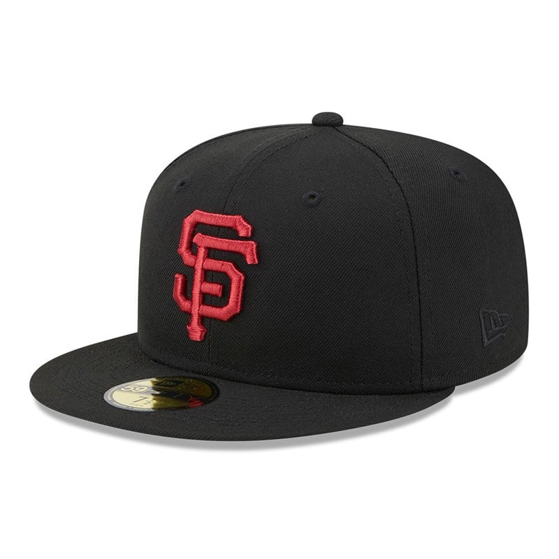 59fifty New Era San Francisco Giants State Tartan Fitted Gorras Negros | KD0948725