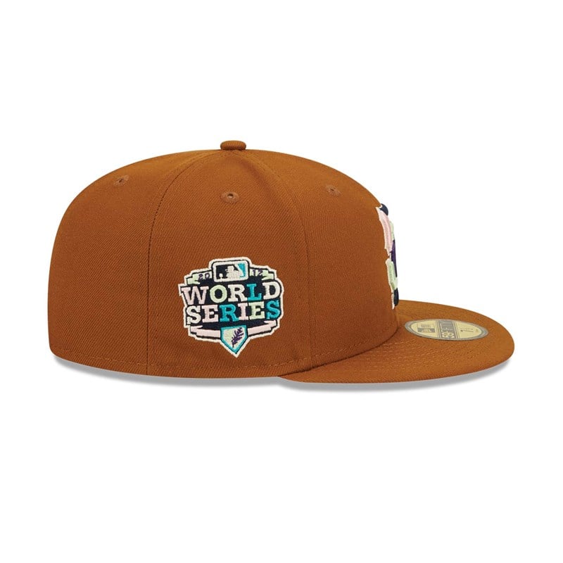 59fifty New Era San Francisco Giants Vintage Floral Gorras Marrom | IA6410728