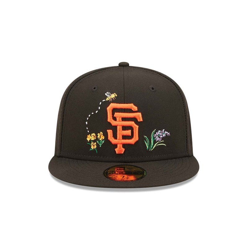 59fifty New Era San Francisco Giants Watercolour Floral Gorras Negros | JA8053791