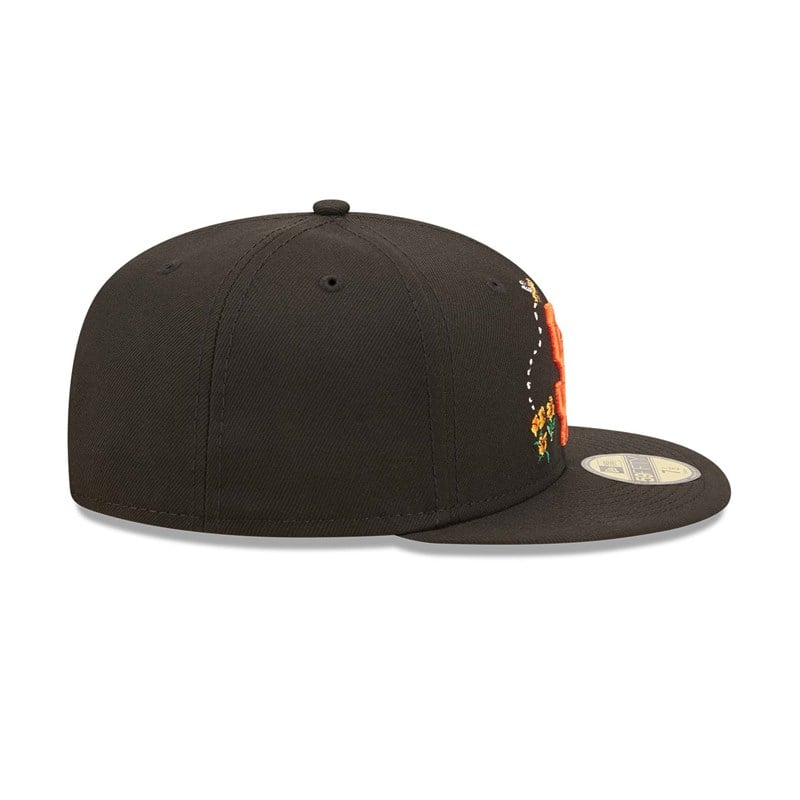 59fifty New Era San Francisco Giants Watercolour Floral Gorras Negros | JA8053791