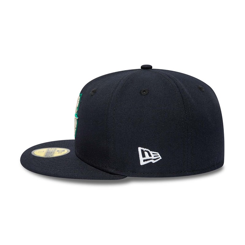 59fifty New Era Seattle Mariners 25th Anniversary Fitted Gorras Azules | VT9418025