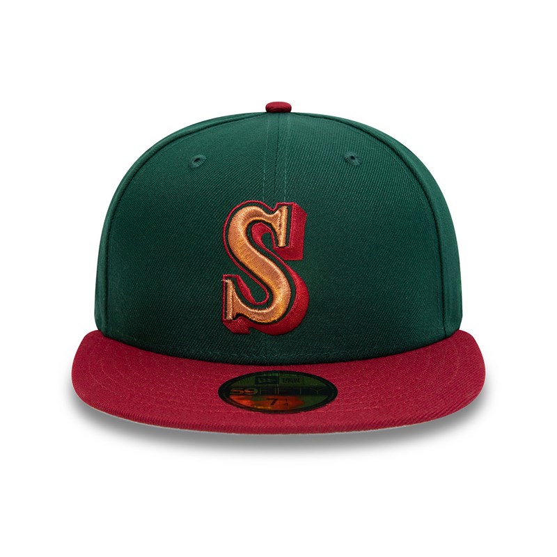 59fifty New Era Seattle Mariners 35 Years Fitted Gorras Verdes | YL2618950