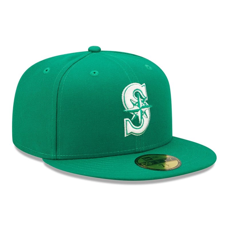 59fifty New Era Seattle Mariners Kelly Fitted Gorras Verdes | MH6298103