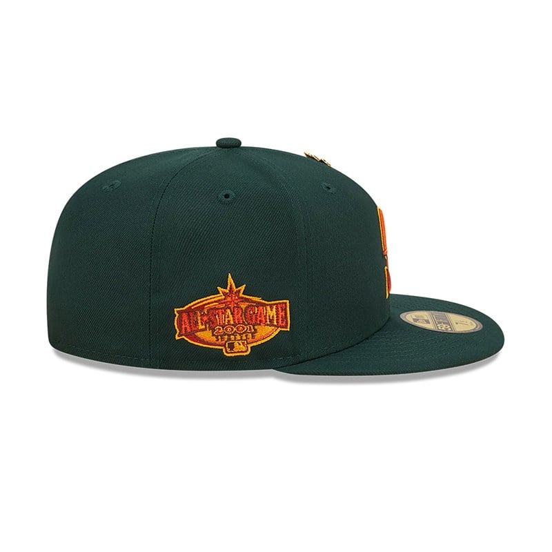 59fifty New Era Seattle Mariners Leafy Fitted Gorras Verdes | RA4915832