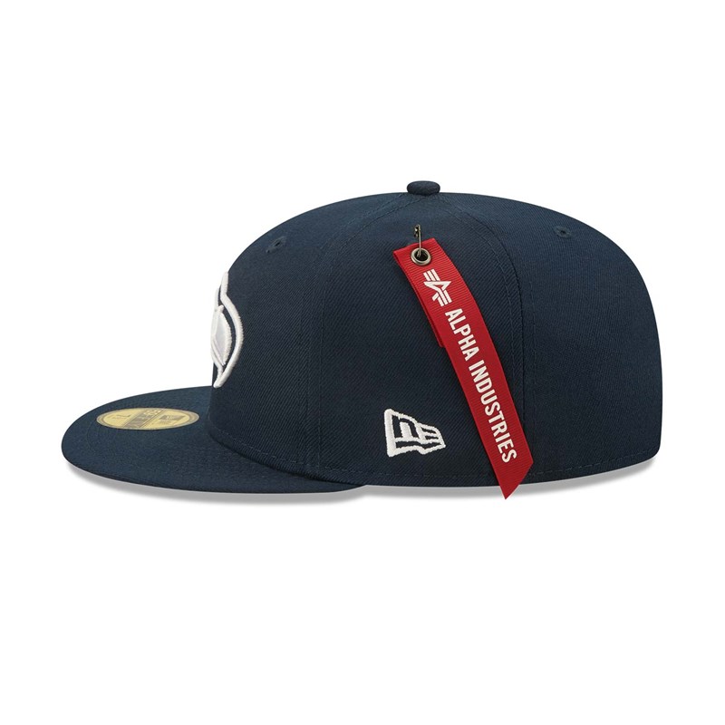 59fifty New Era Seattle Seahawks X Alpha Industries Fitted Gorras Azules | GK2184357