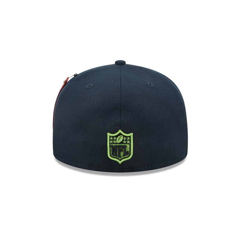 59fifty New Era Seattle Seahawks X Alpha Industries Fitted Gorras Azules | GK2184357