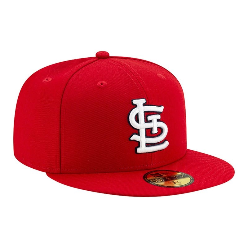 59fifty New Era St. Louis Cardinals Authentic On Field Game Gorras Rojos | GY3697805