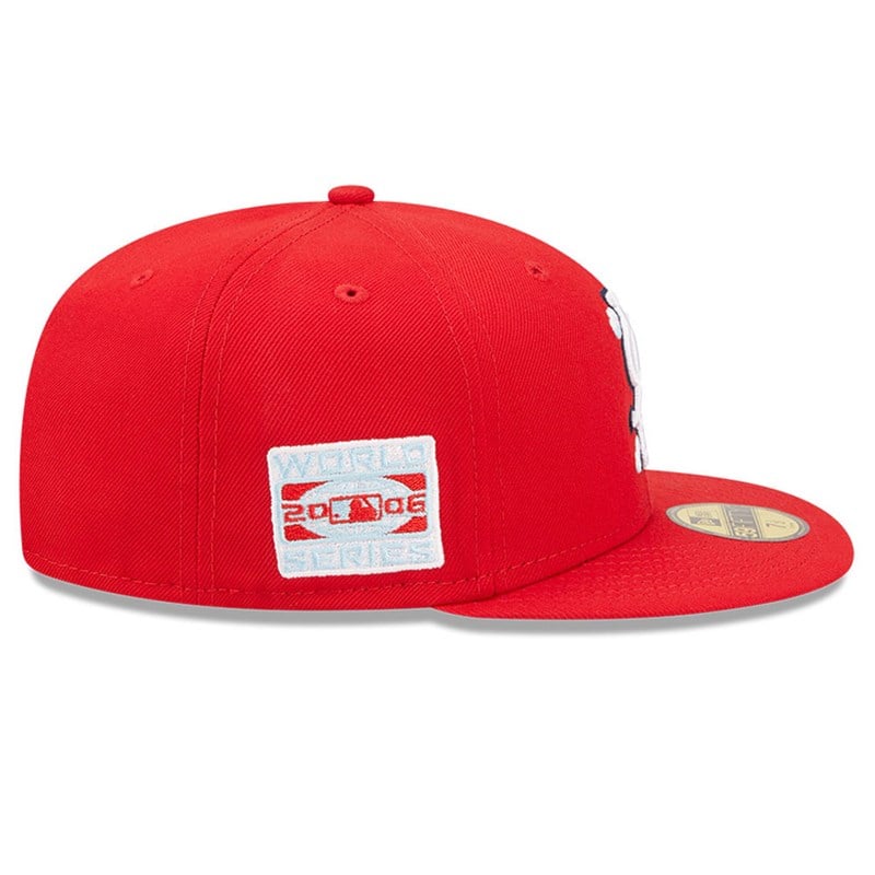 59fifty New Era St. Louis Cardinals Comic Cloud Fitted Gorras Rojos | TU2763498