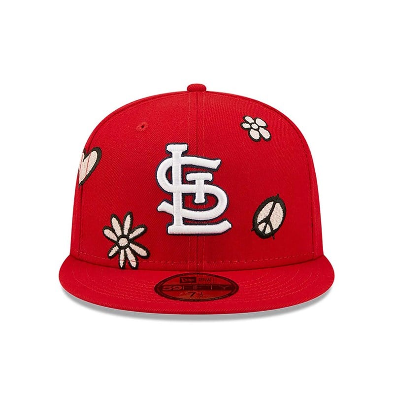 59fifty New Era St. Louis Cardinals MLB Sunlight Pop Gorras Rojos | XH0193725