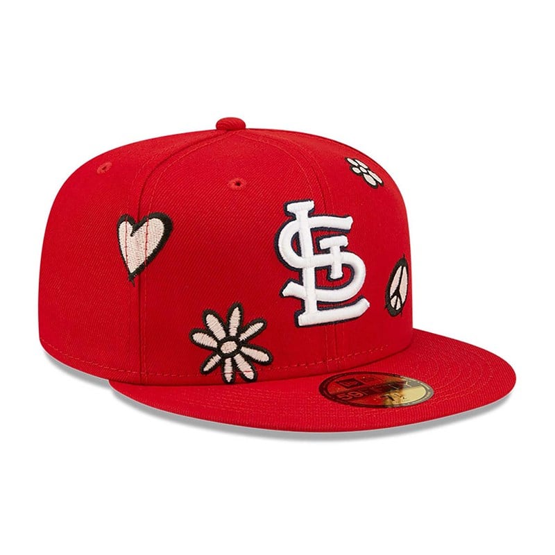 59fifty New Era St. Louis Cardinals MLB Sunlight Pop Gorras Rojos | XH0193725