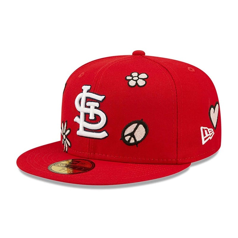 59fifty New Era St. Louis Cardinals MLB Sunlight Pop Gorras Rojos | XH0193725