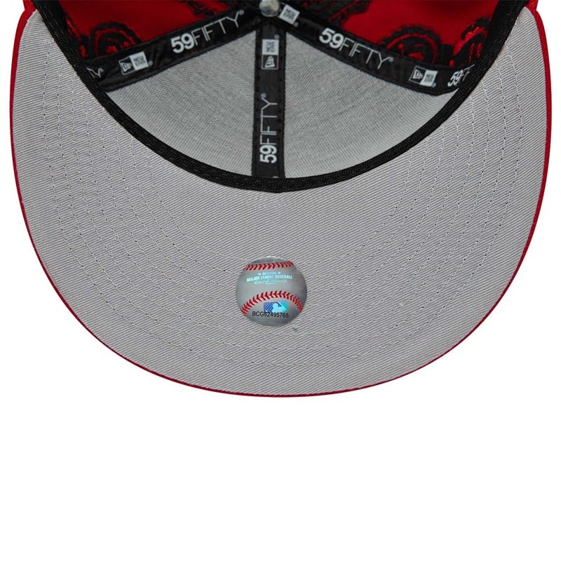 59fifty New Era St. Louis Cardinals MLB Swirl Fitted Gorras Rojos | ZW7932804