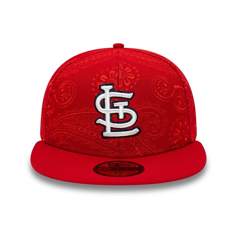 59fifty New Era St. Louis Cardinals MLB Swirl Fitted Gorras Rojos | ZW7932804