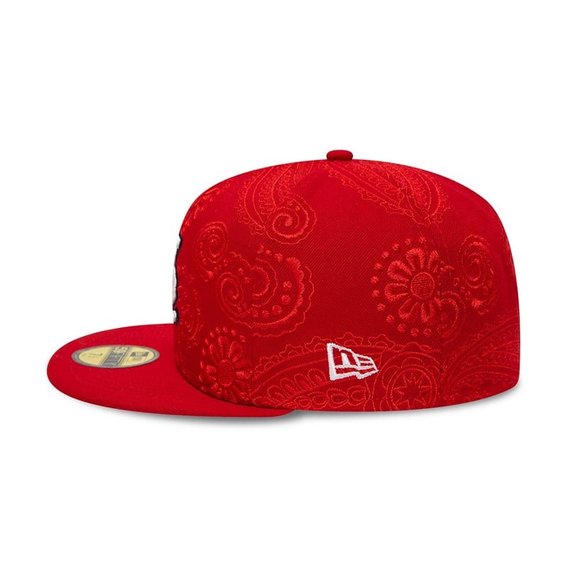 59fifty New Era St. Louis Cardinals MLB Swirl Fitted Gorras Rojos | ZW7932804