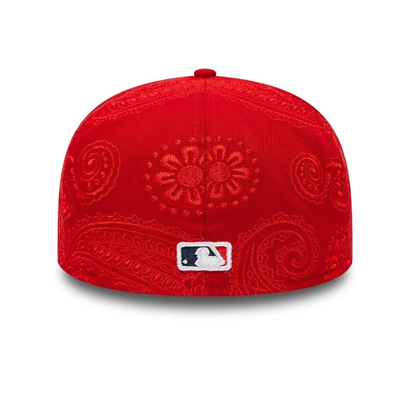 59fifty New Era St. Louis Cardinals MLB Swirl Fitted Gorras Rojos | ZW7932804