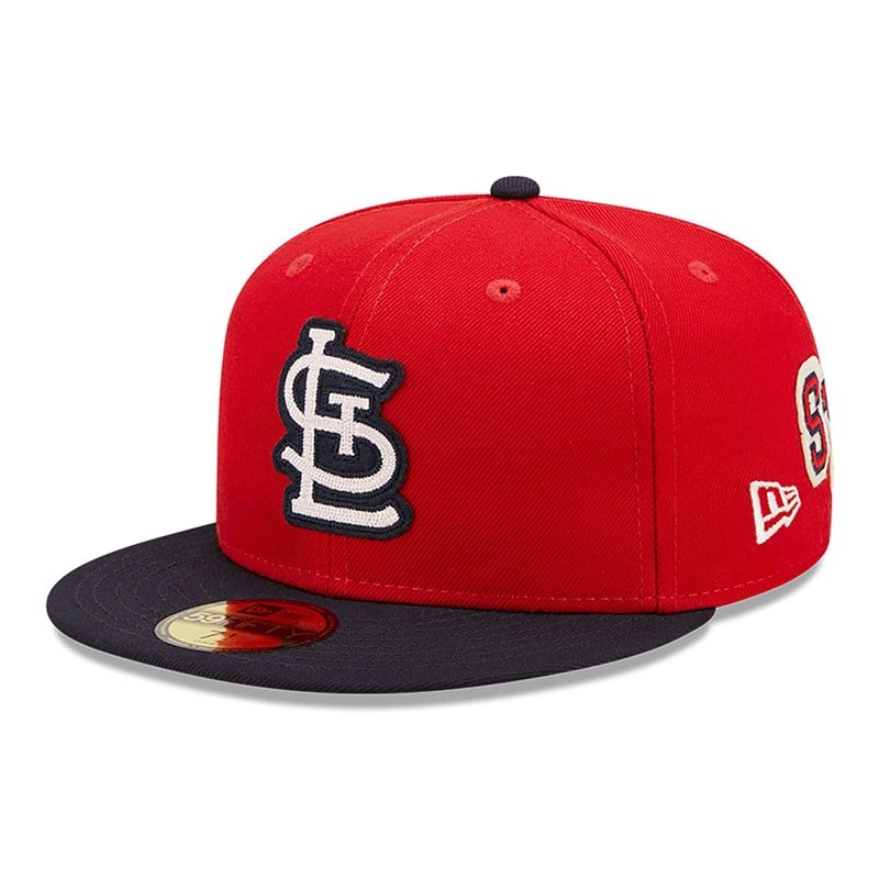 59fifty New Era St Louis Cardinals Ne Letterman Fitted Gorras Rojos | LO8167243