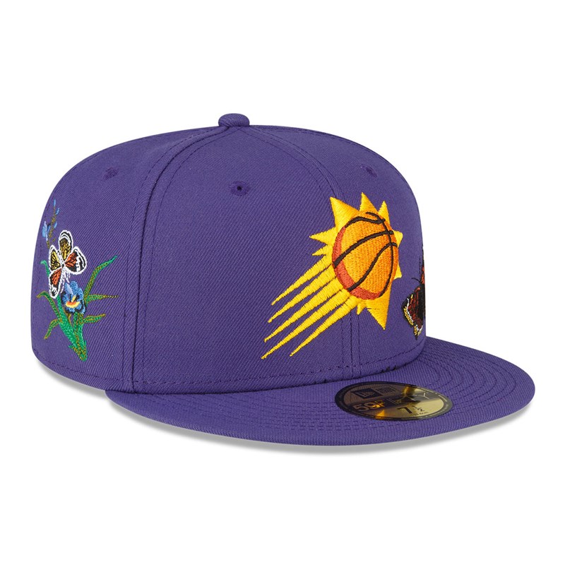 59fifty New Era Suns Felt X NBA Fitted Gorras Morados | WZ3958461