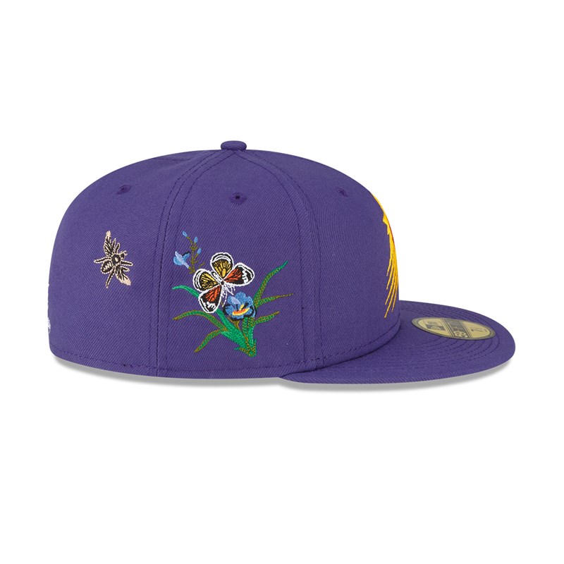 59fifty New Era Suns Felt X NBA Fitted Gorras Morados | WZ3958461