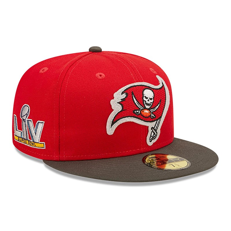 59fifty New Era Tampa Bay Buccaneers Ne Letterman Fitted Gorras Rojos | ZH2081593