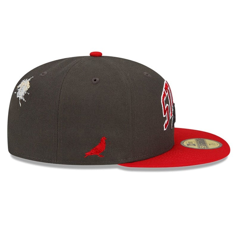 59fifty New Era Tampa Bay Buccaneers X Staple Fitted Gorras Grises | MC3792805