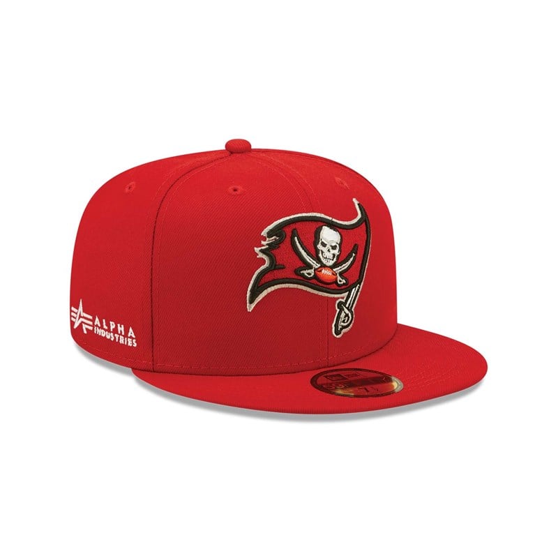 59fifty New Era Tampa Bay Bucccaneers X Alpha Industries Fitted Gorras Rojos | UW1573942