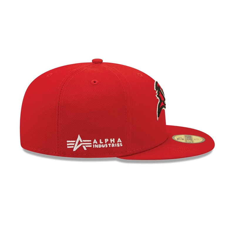 59fifty New Era Tampa Bay Bucccaneers X Alpha Industries Fitted Gorras Rojos | UW1573942