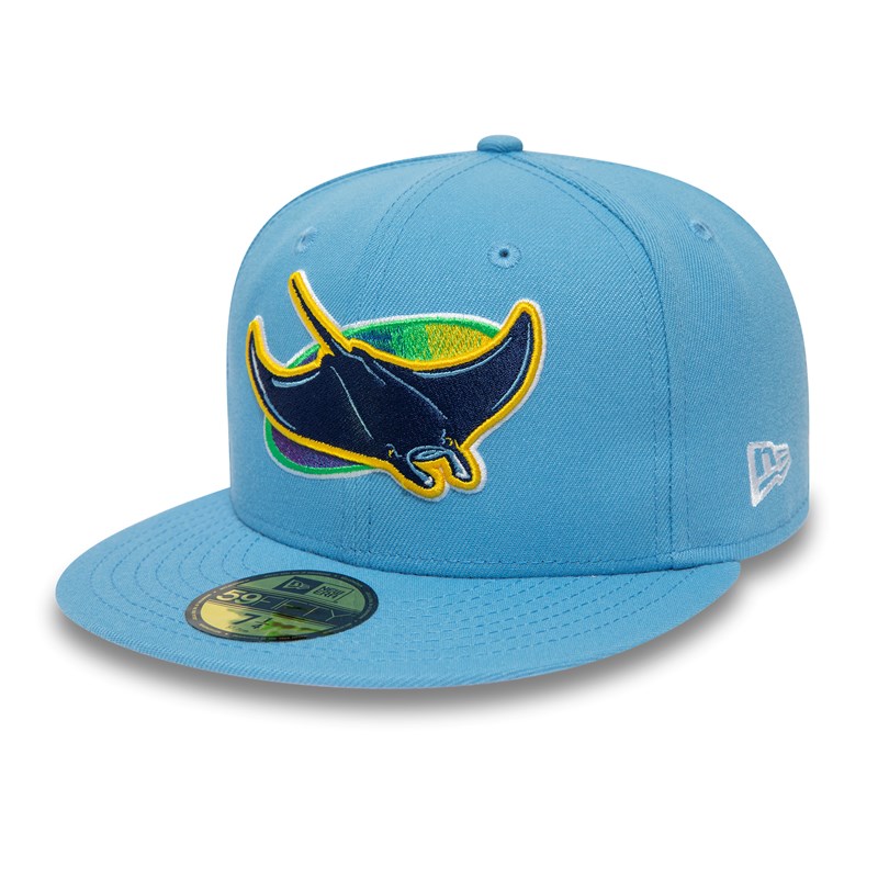 59fifty New Era Tampa Bay Rays American League Stadium Fitted Gorras Azules | UV7294306