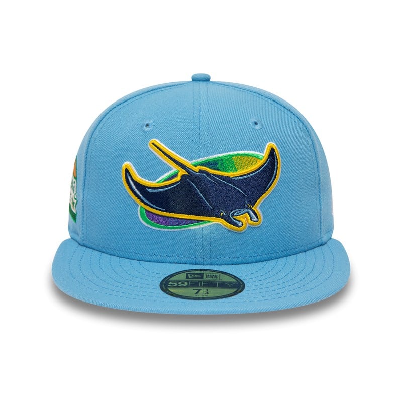 59fifty New Era Tampa Bay Rays American League Stadium Fitted Gorras Azules | UV7294306