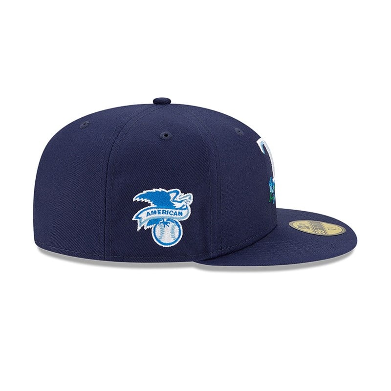 59fifty New Era Tampa Bay Rays Side Patch Bloom Fitted Gorras Azules | RU3186472