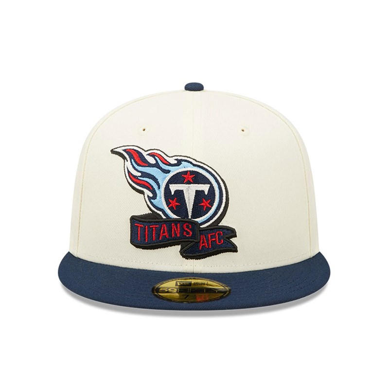 59fifty New Era Tennessee Titans NFL Sideline 2022 Fitted Gorras Blancos | IM3157649