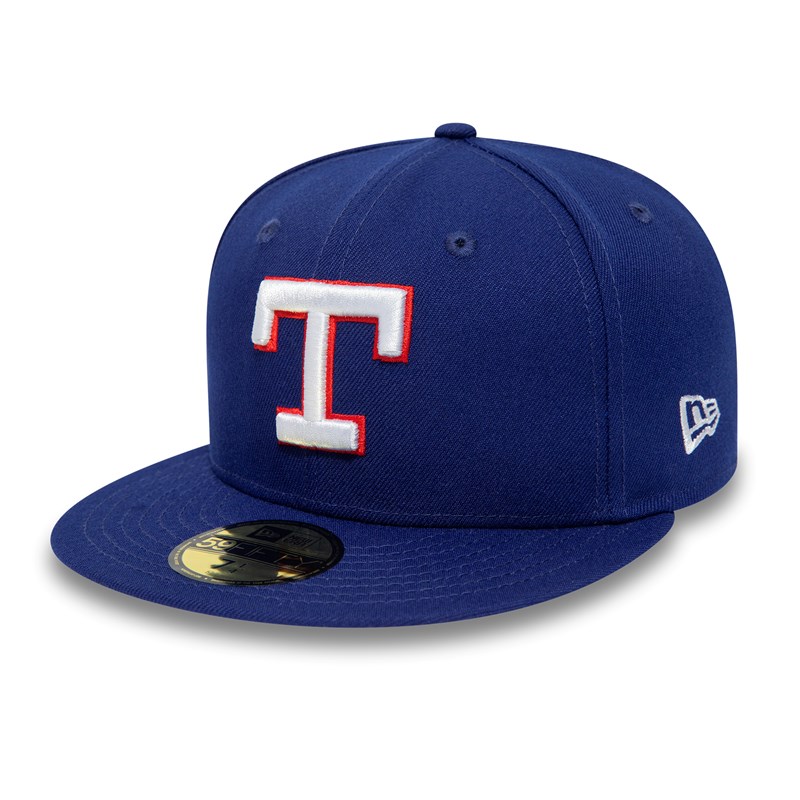 59fifty New Era Texas Rangers American League Stadium Fitted Gorras Azules | QV6942780