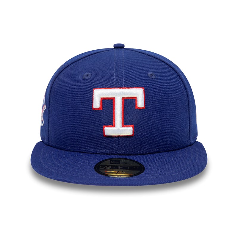 59fifty New Era Texas Rangers American League Stadium Fitted Gorras Azules | QV6942780