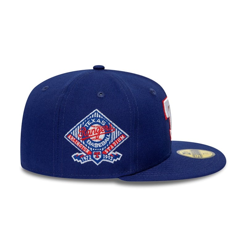 59fifty New Era Texas Rangers American League Stadium Fitted Gorras Azules | QV6942780