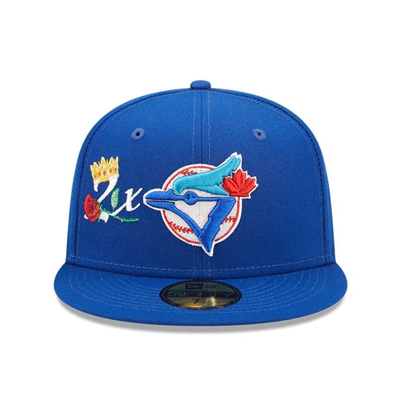 59fifty New Era Toronto Jays MLB Crown Champs Fitted Gorras Azules | CJ4520831