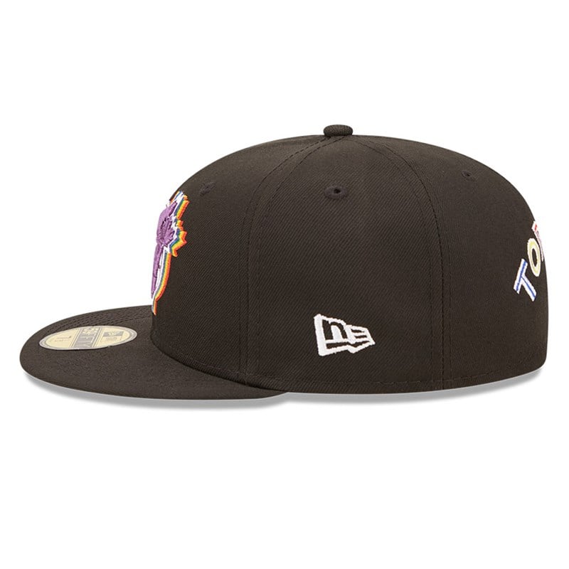 59fifty New Era Toronto Jays MLB Prismatic Fitted Fitted Fitted Gorras Negros | MJ4537091