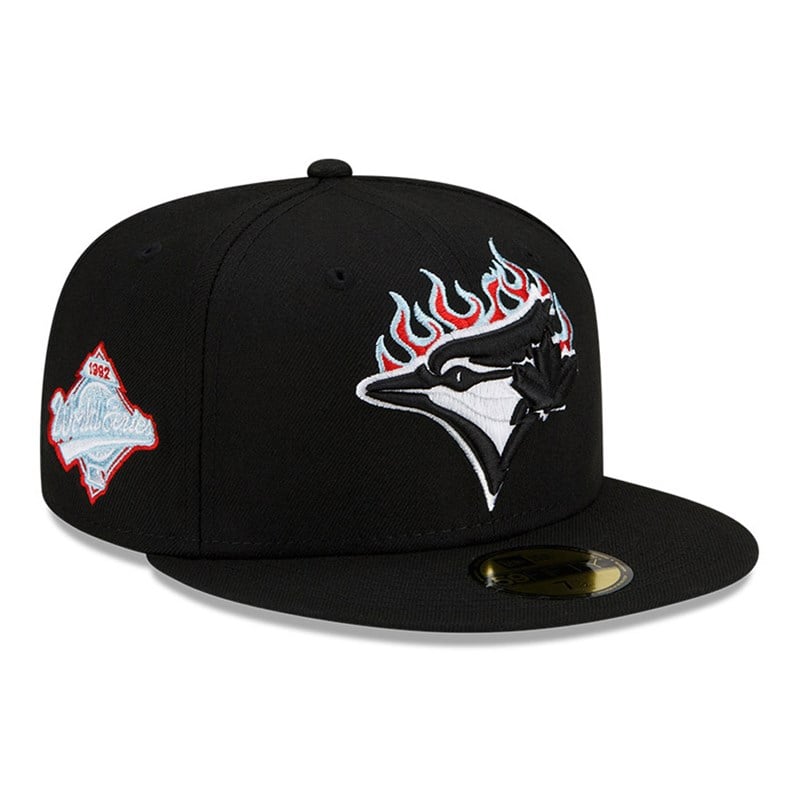 59fifty New Era Toronto Jays MLB Team Fire Gorras Negros | NJ7391482