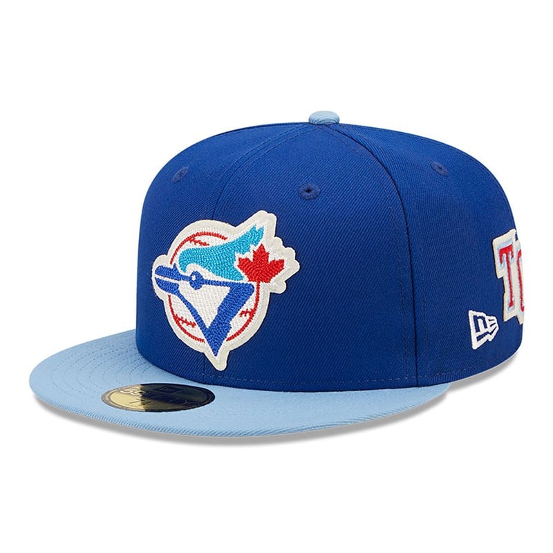 59fifty New Era Toronto Jays Ne Letterman Fitted Gorras Azules | BX6451329