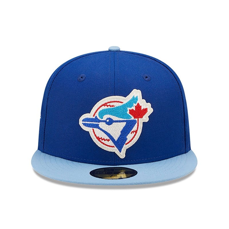 59fifty New Era Toronto Jays Ne Letterman Fitted Gorras Azules | BX6451329