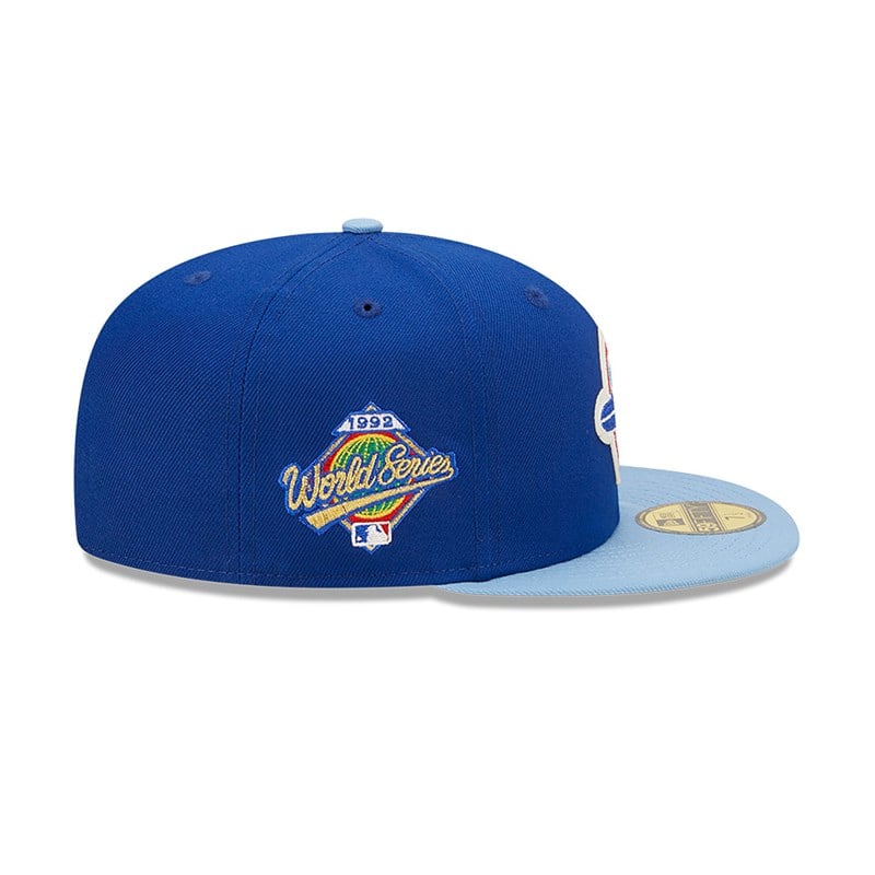 59fifty New Era Toronto Jays Ne Letterman Fitted Gorras Azules | BX6451329