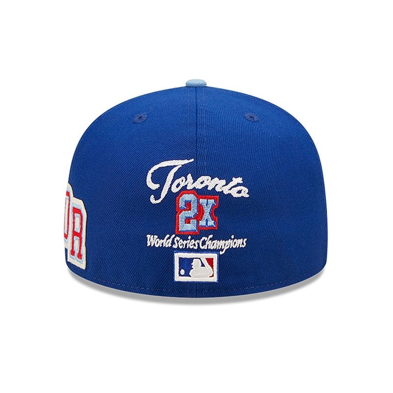 59fifty New Era Toronto Jays Ne Letterman Fitted Gorras Azules | BX6451329