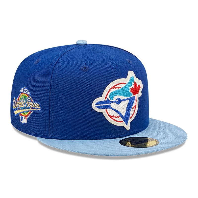 59fifty New Era Toronto Jays Ne Letterman Fitted Gorras Azules | BX6451329