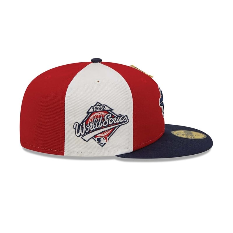 59fifty New Era Toronto Jays Pinwheel Americana Fitted Gorras Rojos | GP2614578