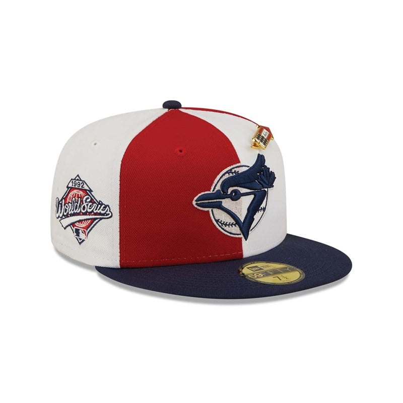 59fifty New Era Toronto Jays Pinwheel Americana Fitted Gorras Rojos | GP2614578