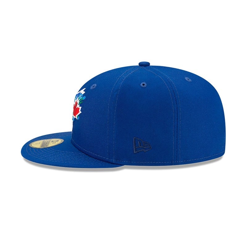 59fifty New Era Toronto Jays Side Patch Bloom Fitted Gorras Azules | SZ8749032