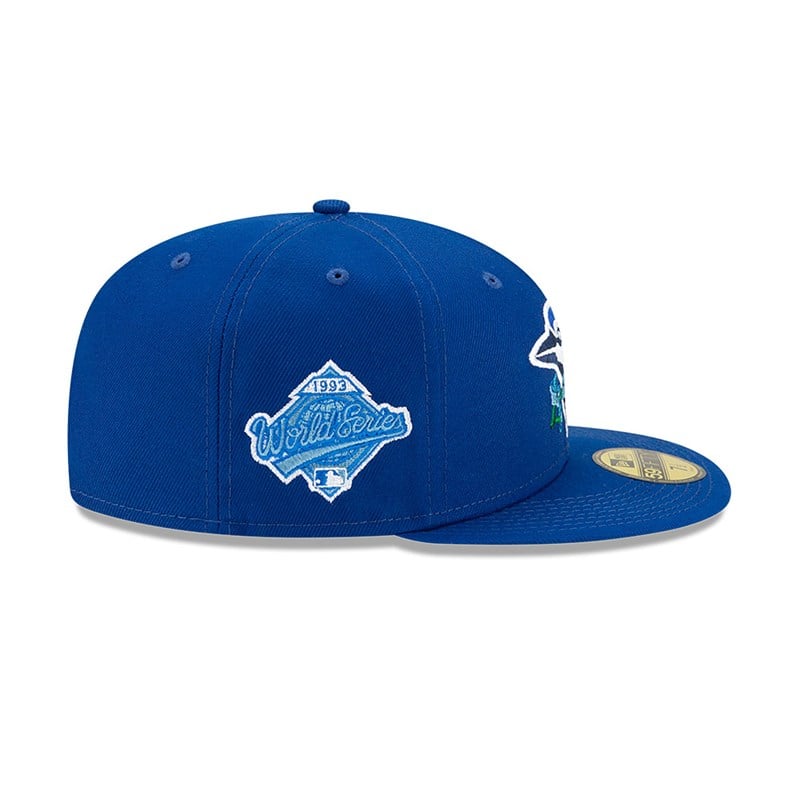 59fifty New Era Toronto Jays Side Patch Bloom Fitted Gorras Azules | SZ8749032