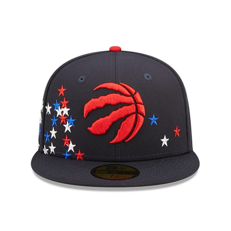 59fifty New Era Toronto Raptors NBA Americana Fitted Gorras Azules | XD2874035