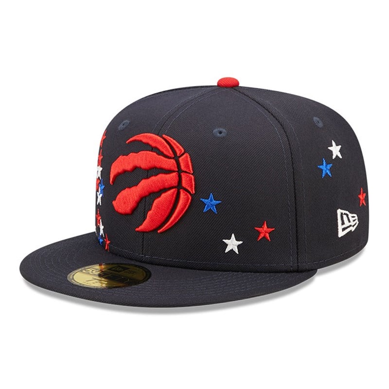 59fifty New Era Toronto Raptors NBA Americana Fitted Gorras Azules | XD2874035