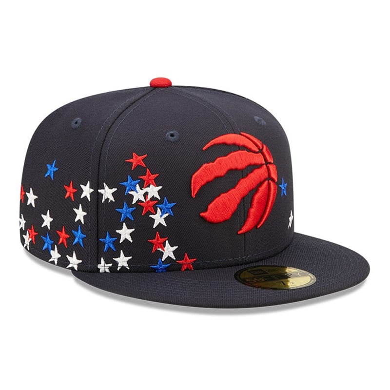 59fifty New Era Toronto Raptors NBA Americana Fitted Gorras Azules | XD2874035